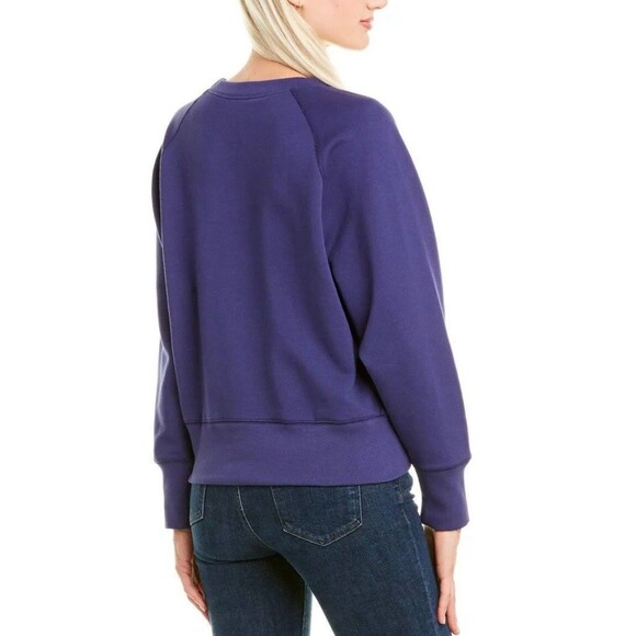 J Crew Women’s Nautical Rope Anchor Sweater Fisherman Purple-XS - Picture 2 of 11
